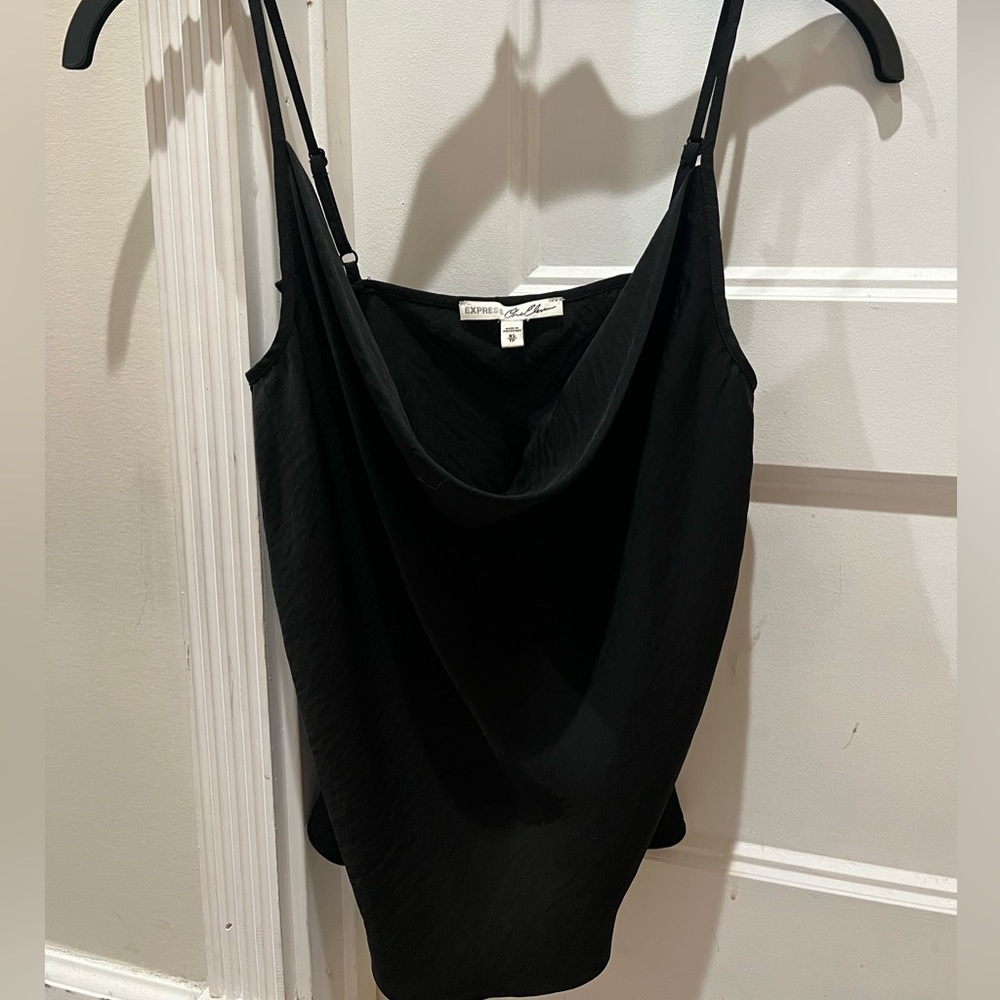 Black Satin cami top